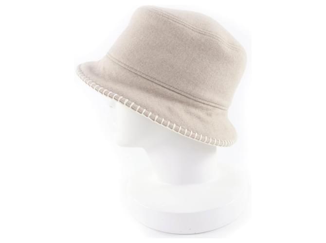 Hermès Harper57 Wollhut Beige - Ansicht 3
