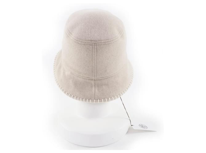 Hermès Harper57 Wollhut Beige - Ansicht 4