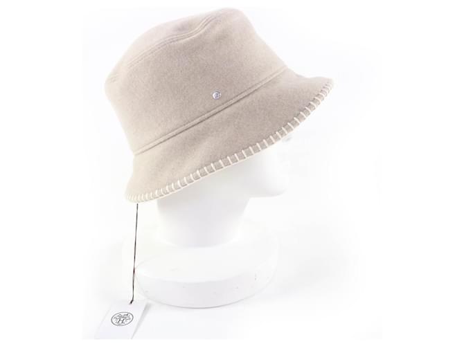 Hermès Harper57 Wollhut Beige - Ansicht 5