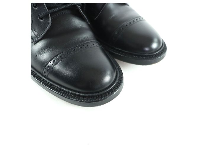 Autre Marque Stivaletti corti in pelle nera Tricker's Nero - vista 7