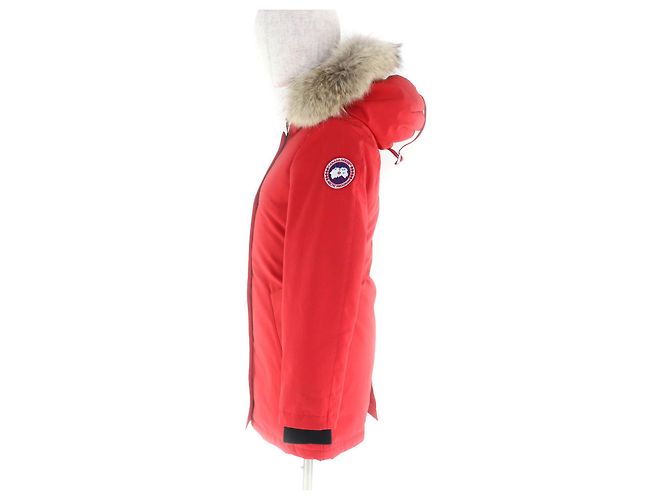Autre Marque Parka Canada Goose Victoria de poliéster y plumón Roja - vista 2