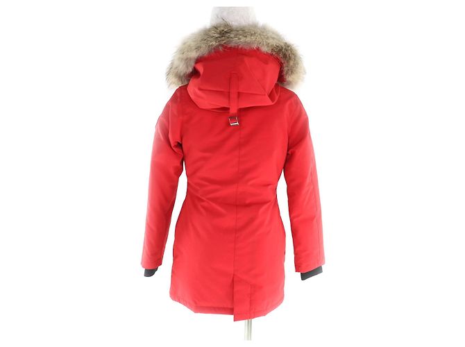 Autre Marque Parka Canada Goose Victoria de poliéster y plumón Roja - vista 3