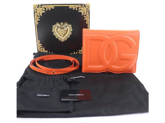 Dolce & Gabbana Borsa a tracolla 2way in pelle Dolce&Gabbana Arancione - vista 2