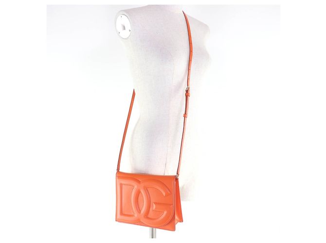 Dolce & Gabbana Borsa a tracolla 2way in pelle Dolce&Gabbana Arancione - vista 8