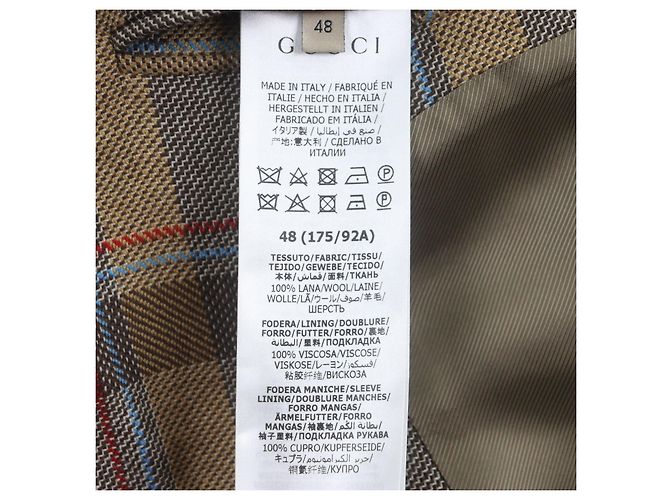 Conjunto de traje de lana Gucci Castaño - vista 11