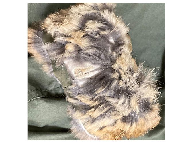 Autre Marque Abrigo de lana con forro Woolrich Castaño Verde Caqui - vista 14