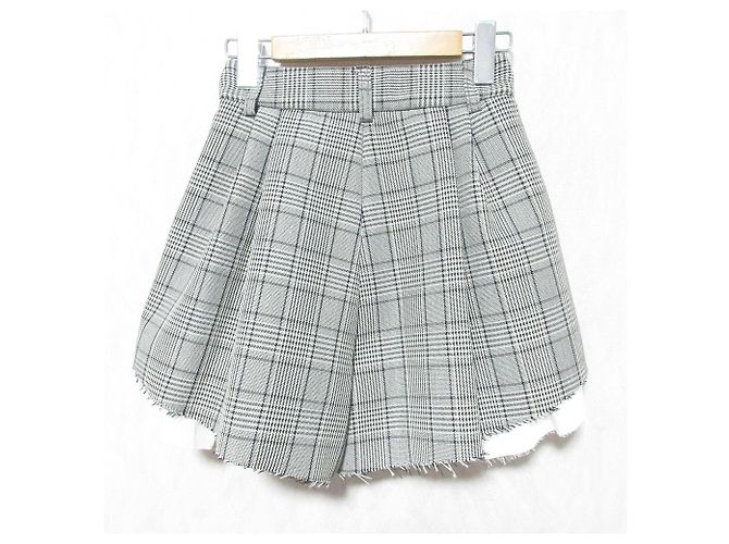 Autre Marque Short Glen Check sheller Preto - vista 2