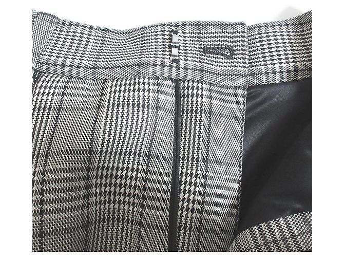 Autre Marque Short Glen Check sheller Preto - vista 5