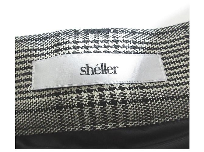 Autre Marque Short Glen Check sheller Preto - vista 6