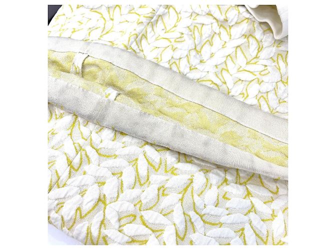Autre Marque Falda de jacquard brillante Ballsey Blanco Amarillo - vista 10