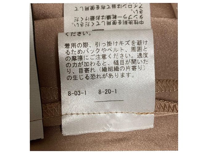 Autre Marque Vestido de alcinha em cetim Noble Luna Bege - vista 9