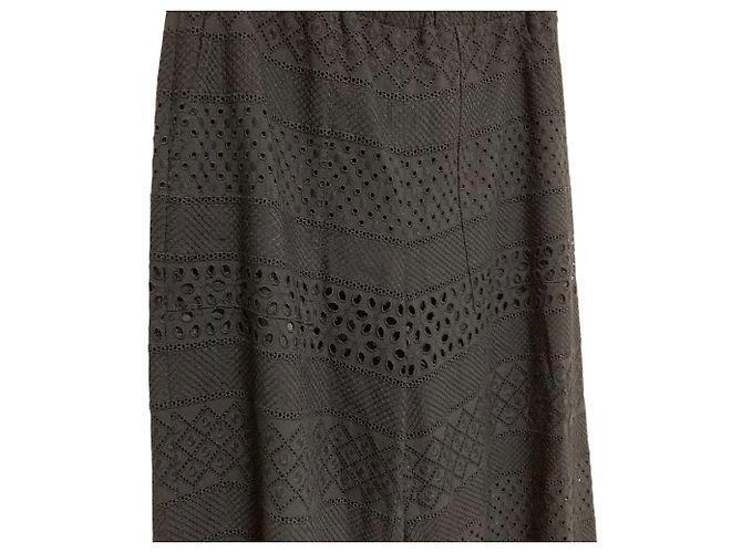 Autre Marque Bestickte Wide-Leg-Hose alice + olivia Schwarz - Ansicht 2