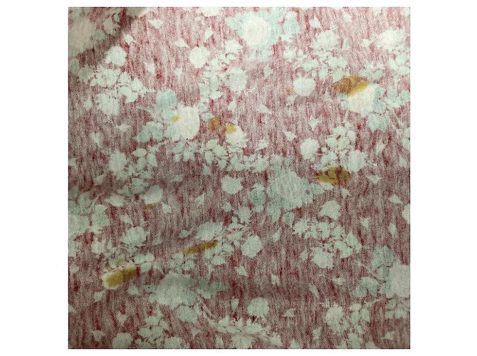 Autre Marque Falda larga acampanada con estampado floral PINK HOUSE Roja - vista 6