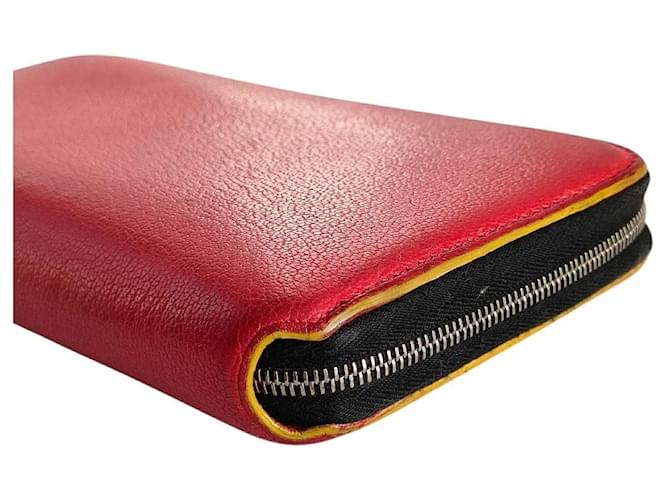 Acne Studios Long Zip Wallet Rot - Ansicht 4