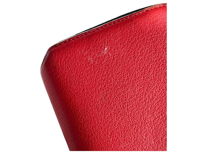 Acne Studios Long Zip Wallet Rot - Ansicht 8