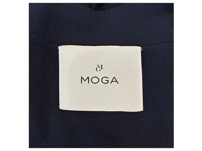 Autre Marque Cárdigan largo de punto MOGA Azul Azul marino - vista 3