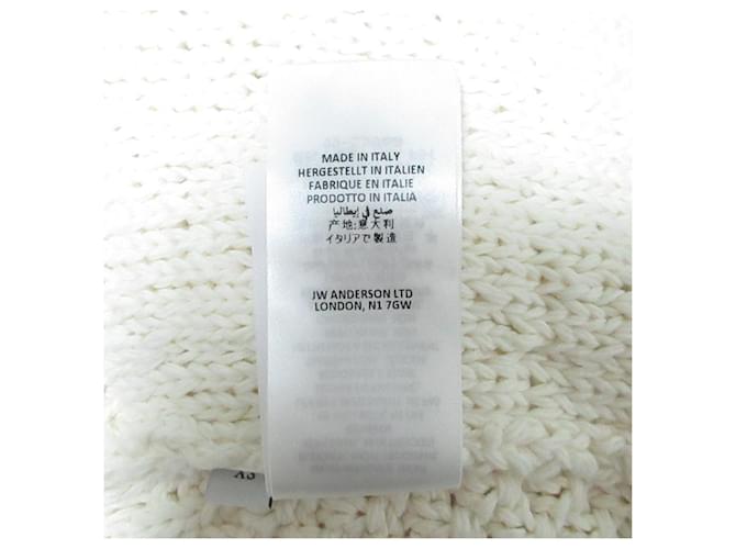 Autre Marque JW Anderson Patchwork Strickpullover in grobem Strick Weiß Aus weiß - Ansicht 10