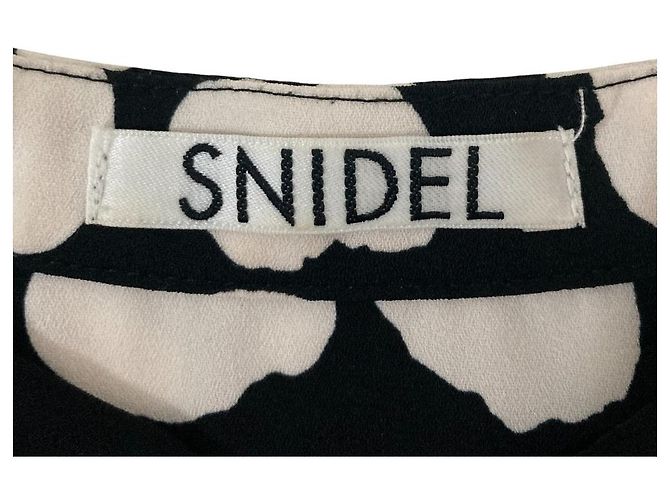 Autre Marque snidel Kleid mit Taillenfalten Schwarz - Ansicht 4