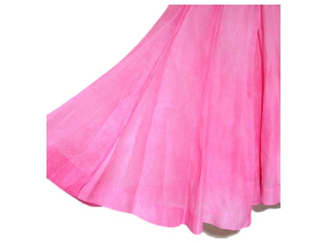 Autre Marque Falda larga de seda BLAMINK Rosa - vista 3