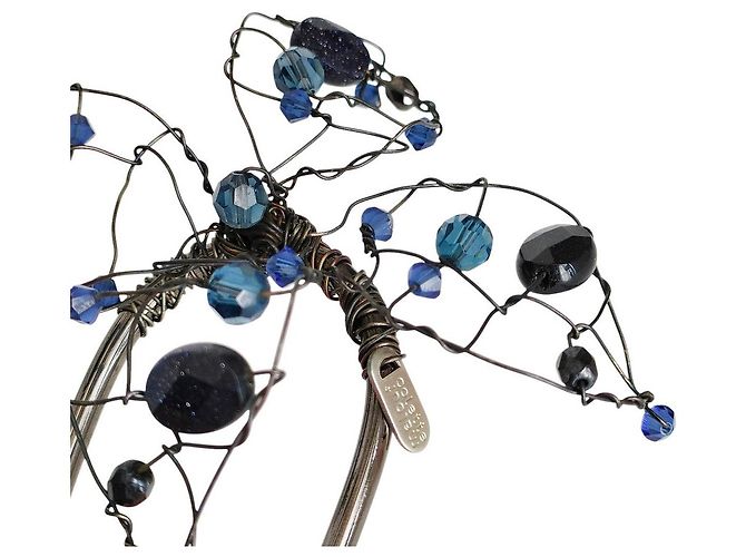Autre Marque Accessorio per capelli Flower di colette malouf Blu - vista 2