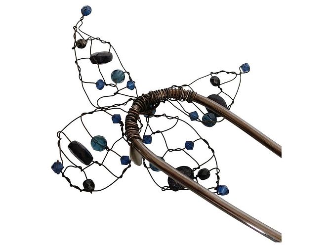 Autre Marque Accessorio per capelli Flower di colette malouf Blu - vista 4