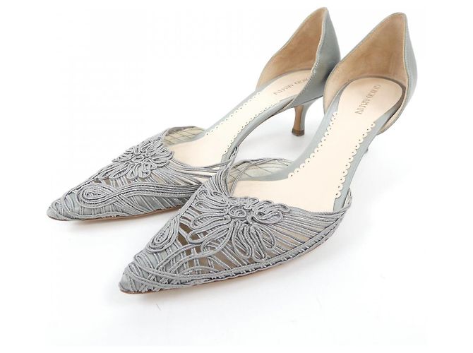 Giorgio Armani Lederschuhe Grün - Ansicht 3