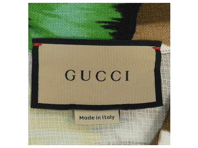 Camicia a maniche corte Gucci Marrone - vista 4