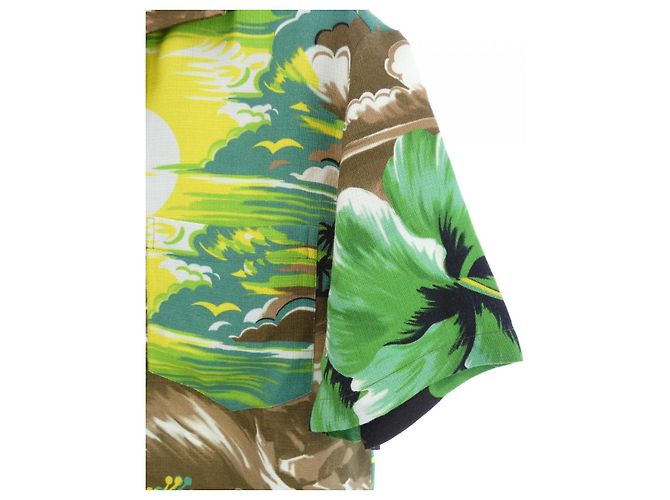 Camicia a maniche corte Gucci Marrone - vista 6