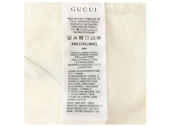 Camiseta de algodón Gucci Beige - vista 3