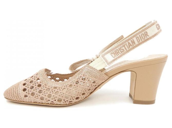 Escarpins Christian Dior KCP890RCE Cannage Embroidery Mesh - vue 2