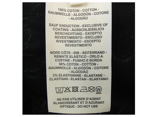 Hermès Camiseta Hermes T-shirt de algodón Negro Azul marino - vista 3