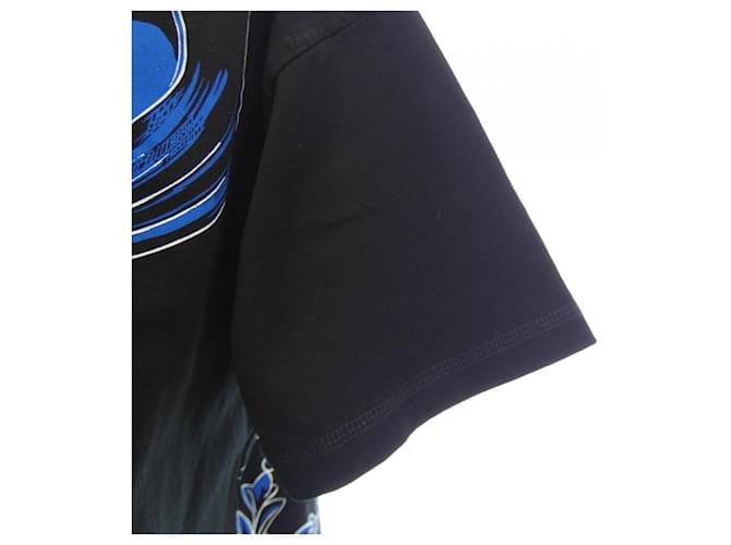 Hermès Camiseta Hermes T-shirt de algodón Negro Azul marino - vista 6