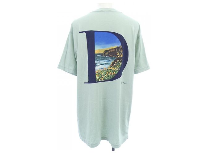 Camiseta de algodão Dior Verde - vista 2