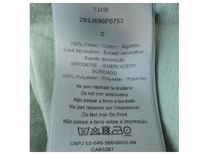 Camiseta de algodão Dior Verde - vista 3