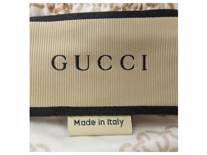 Short de seda Gucci Beige - vista 4