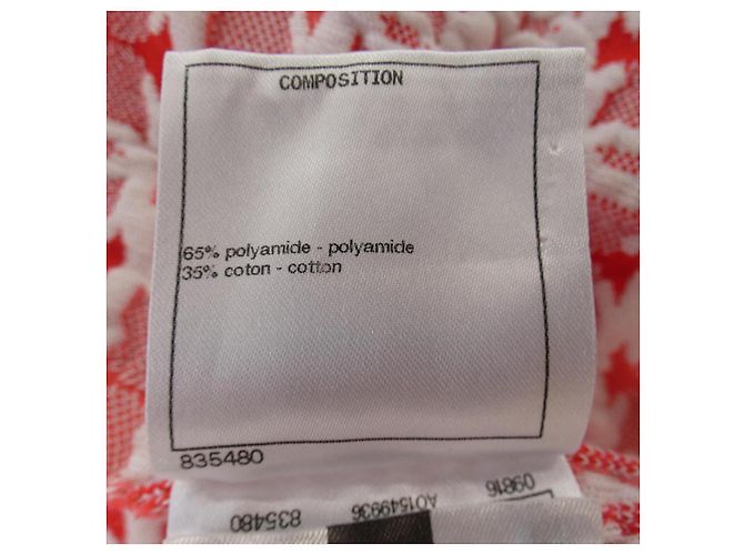 Cárdigan Chanel Rosa Blanco Roja - vista 3