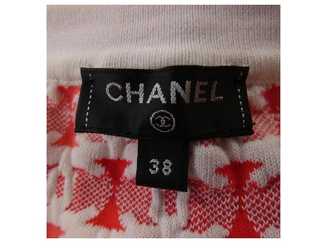 Cárdigan Chanel Rosa Blanco Roja - vista 4