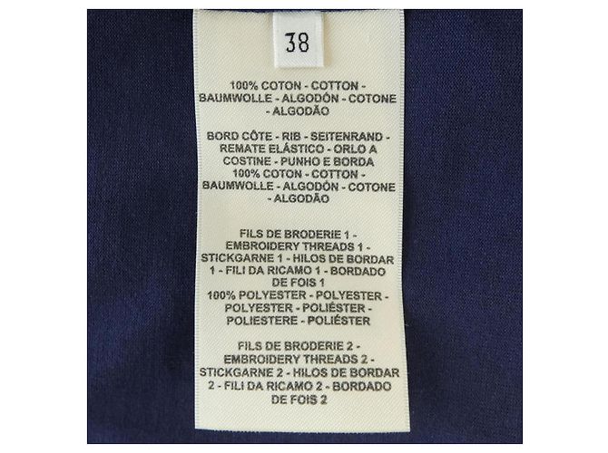 Hermès Vestido cortado Hermes Azul - vista 3