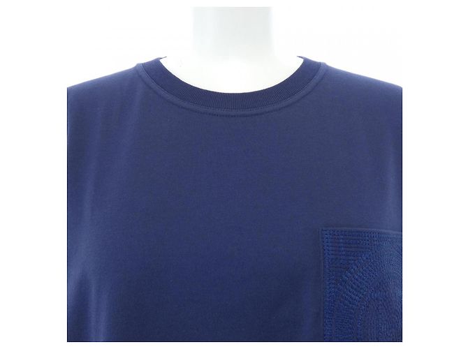 Hermès Vestido cortado Hermes Azul - vista 6