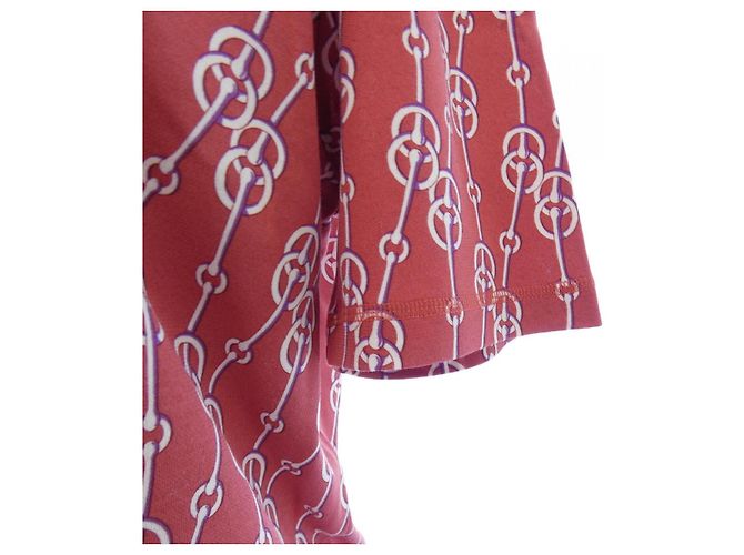 Hermès Cut Kleid 36 Rot - Ansicht 7