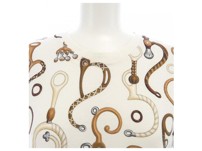 Hermès Vestido cortado Hermes Blanco - vista 5