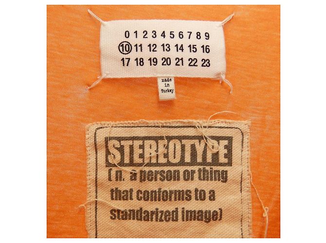 Maison Martin Margiela Camiseta Maison Margiela Naranja - vista 4