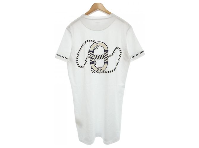 Hermès Vestido cortado Hermes Blanco - vista 2