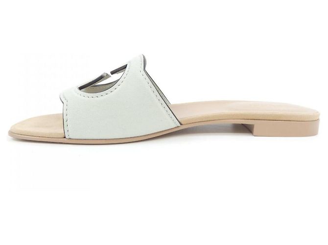 Sandali in scamosciato Gucci Interlocking G Blu - vista 2