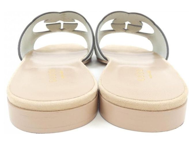 Sandali in scamosciato Gucci Interlocking G Blu - vista 5