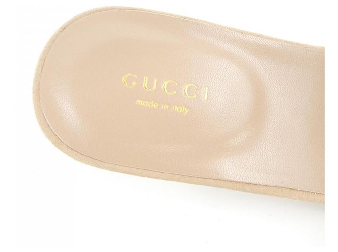 Sandali in scamosciato Gucci Interlocking G Blu - vista 6
