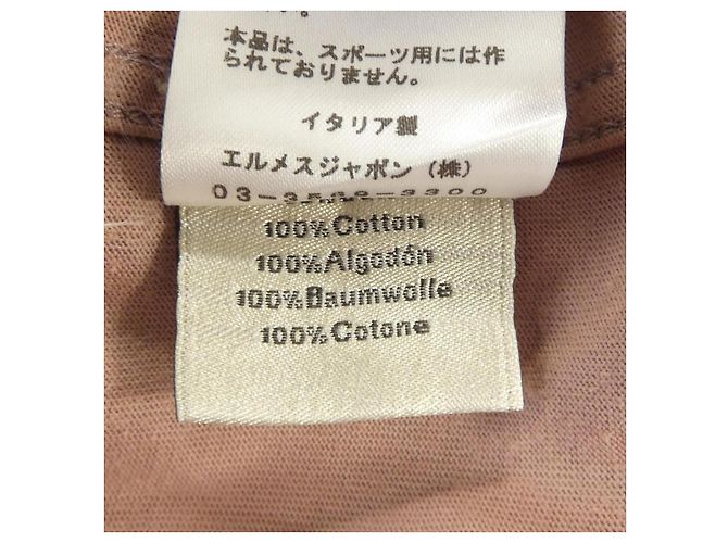 Hermès Camiseta de algodão Hermes Rosa - vista 3