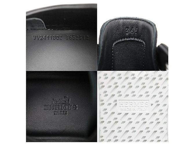 Hermès Hermes Inosneaker Canvas Sneaker 36.5 Schwarz - Ansicht 10