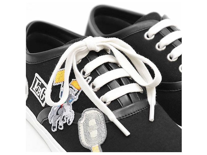 Hermès Hermes Inosneaker Canvas Sneaker 36.5 Schwarz - Ansicht 12