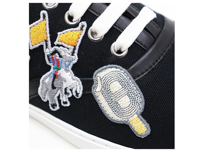 Hermès Hermes Inosneaker Canvas Sneaker 36.5 Schwarz - Ansicht 13